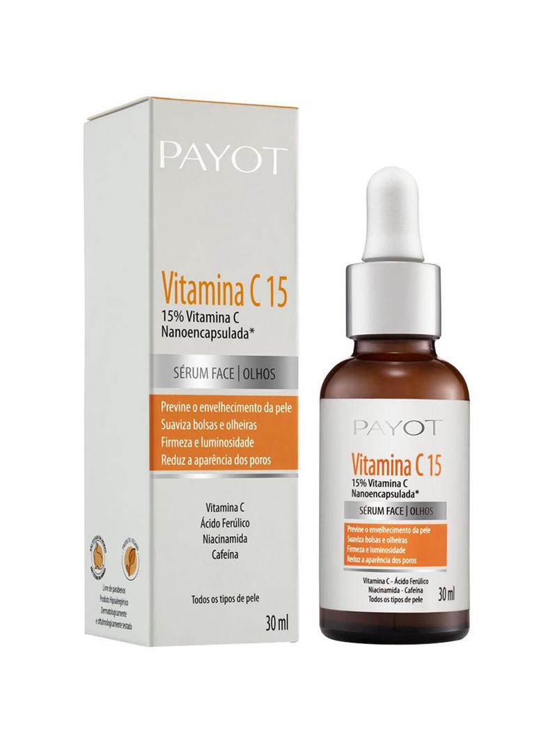 Sérum facial payot vitamina c15