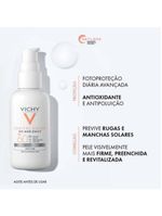 Protetor solar facial com cor vichy – uv-age daily fps60