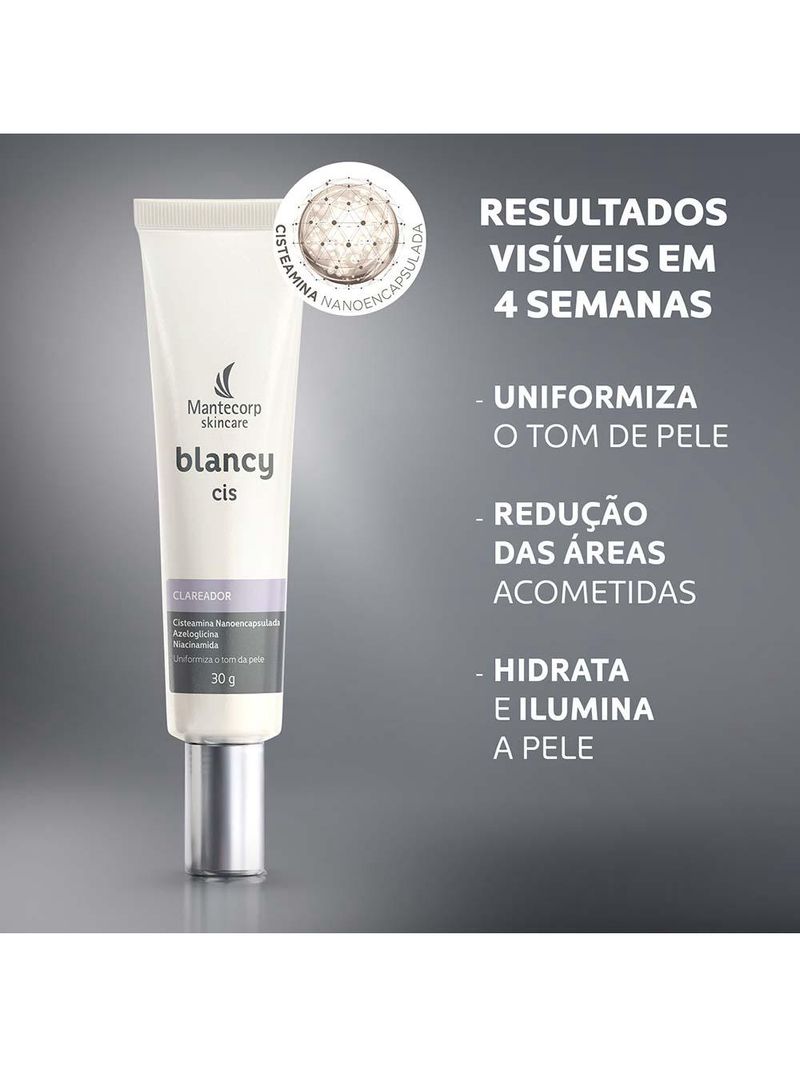 Clareador facial mantecorp blancy cis