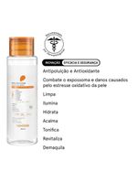 Solução de limpeza facial noviole micelar c clean