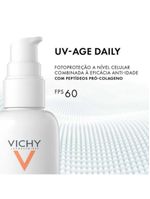 Protetor solar facial com cor vichy – uv-age daily fps60