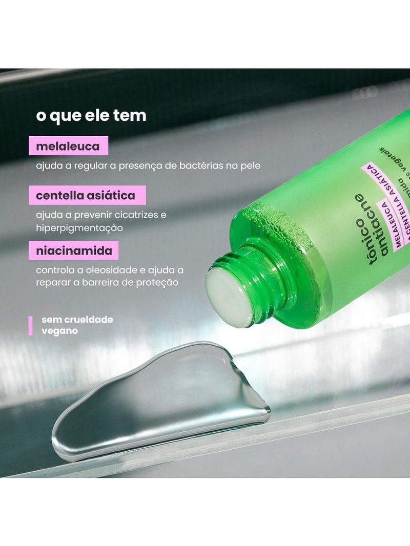 Tônico de limpeza facial antiacne sallve