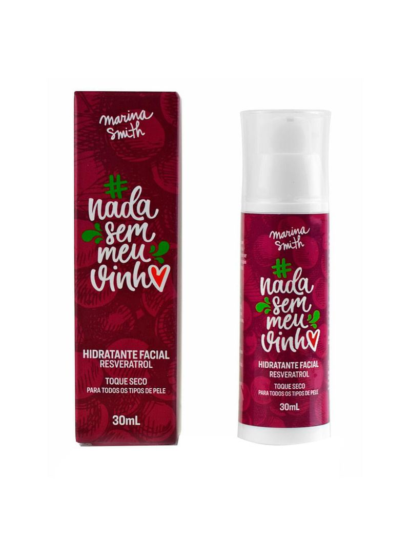 Hidratante facial resveratrol marina smith – nada sem meu vinho