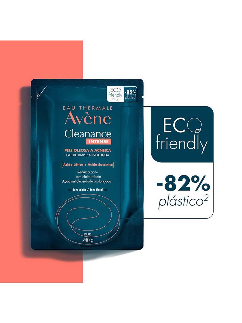 Gel de limpeza facial profunda avène cleanance intense refil - 240g