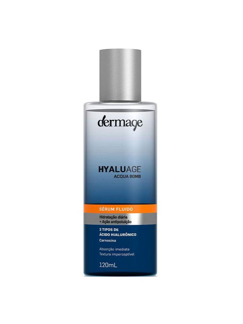 Loção hidratante facial dermage - hyaluage acqua bomb