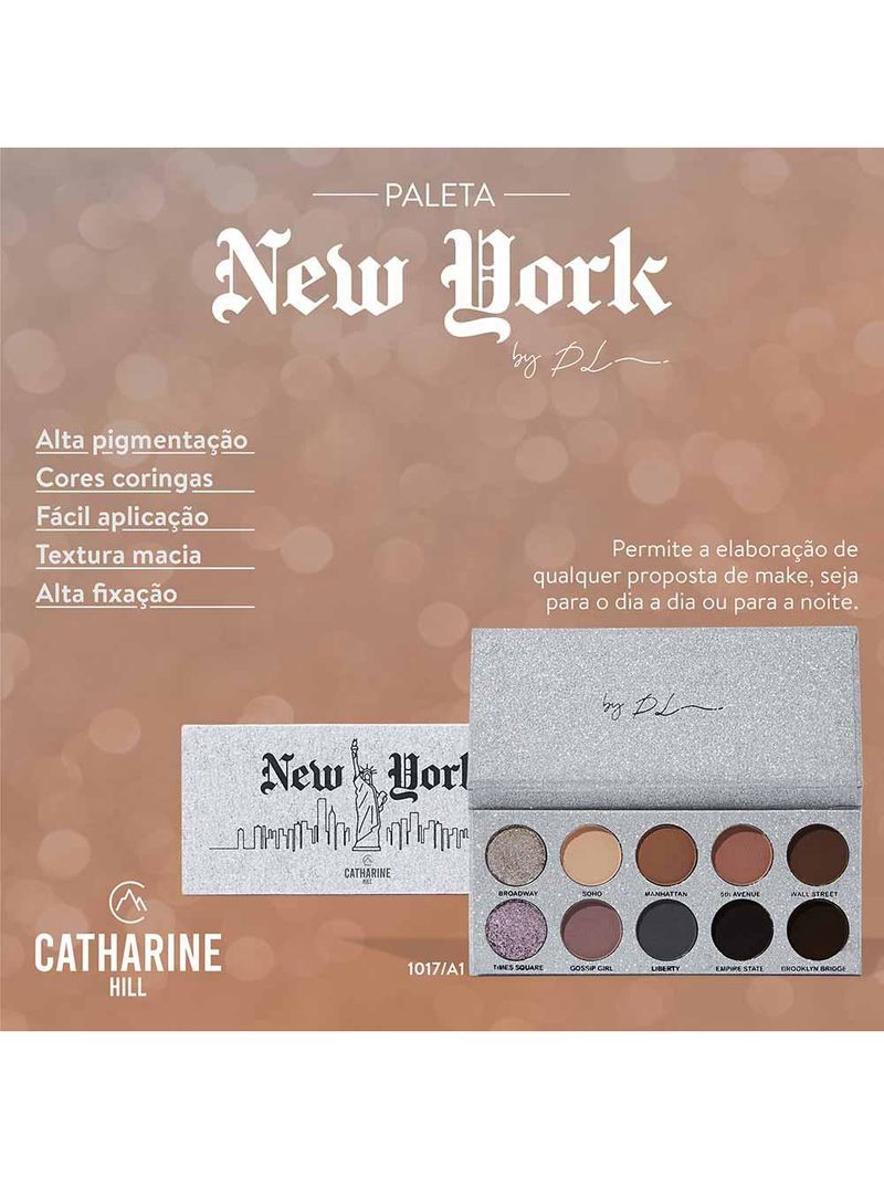 Paleta de sombras catharine hill new york by pri lessa