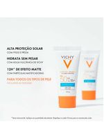 Vichy hydra matte kit com 3 unidades – protetor solar facial fps50