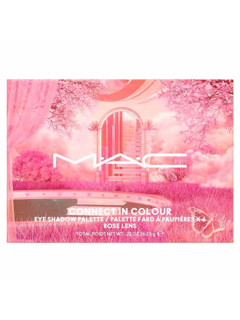 Paleta de sombras mac connect in colour eye shadow palette rose lens