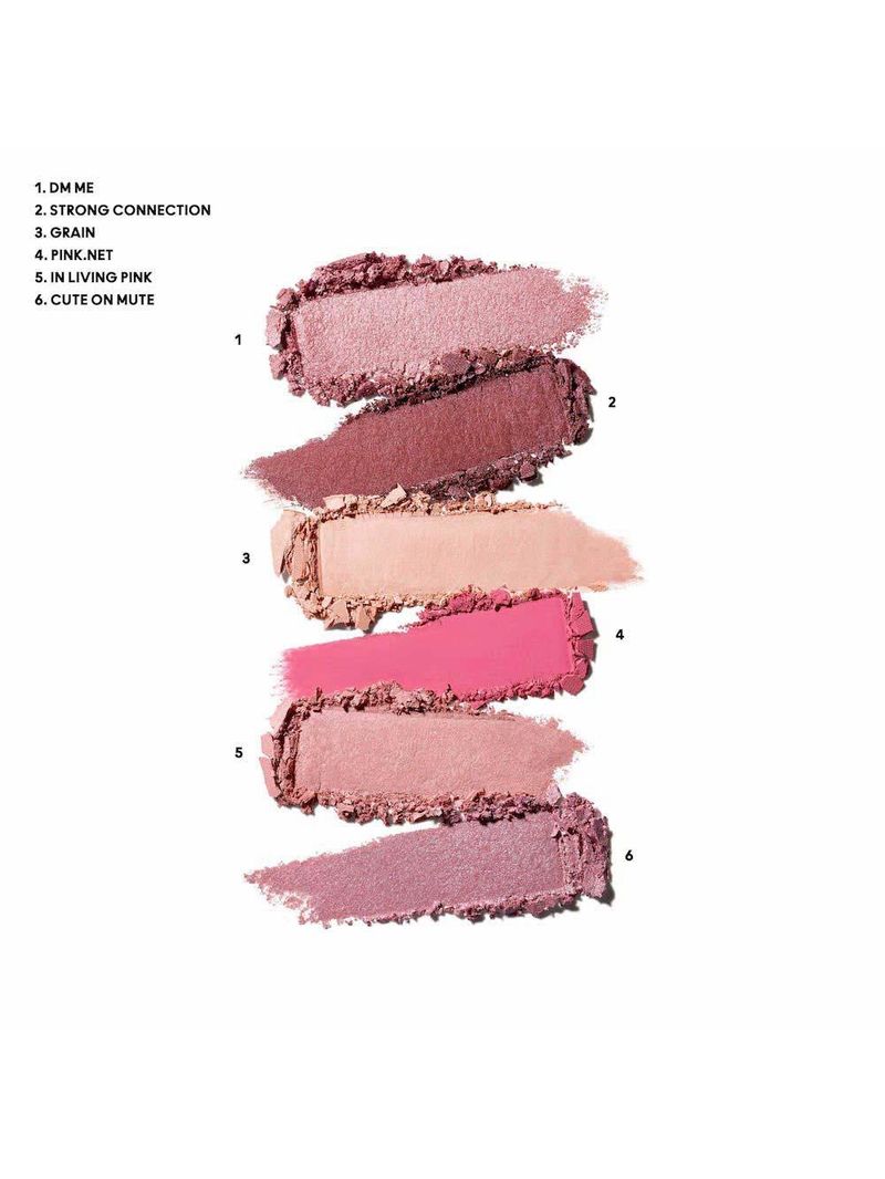 Paleta de sombras mac connect in colour eye shadow palette rose lens