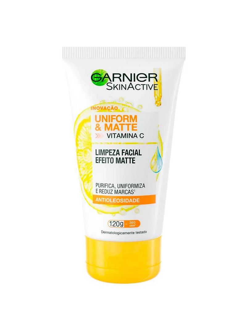 Garnier kit – gel de limpeza facial skin active + gel de limpeza facial skin uniform & matte