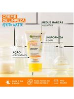 Garnier kit – gel de limpeza facial skin active + gel de limpeza facial skin uniform & matte