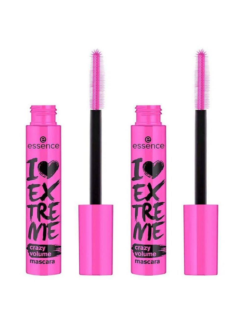 Essence i love extreme crazy volume kit de maquiagem – 2 máscaras de cílios