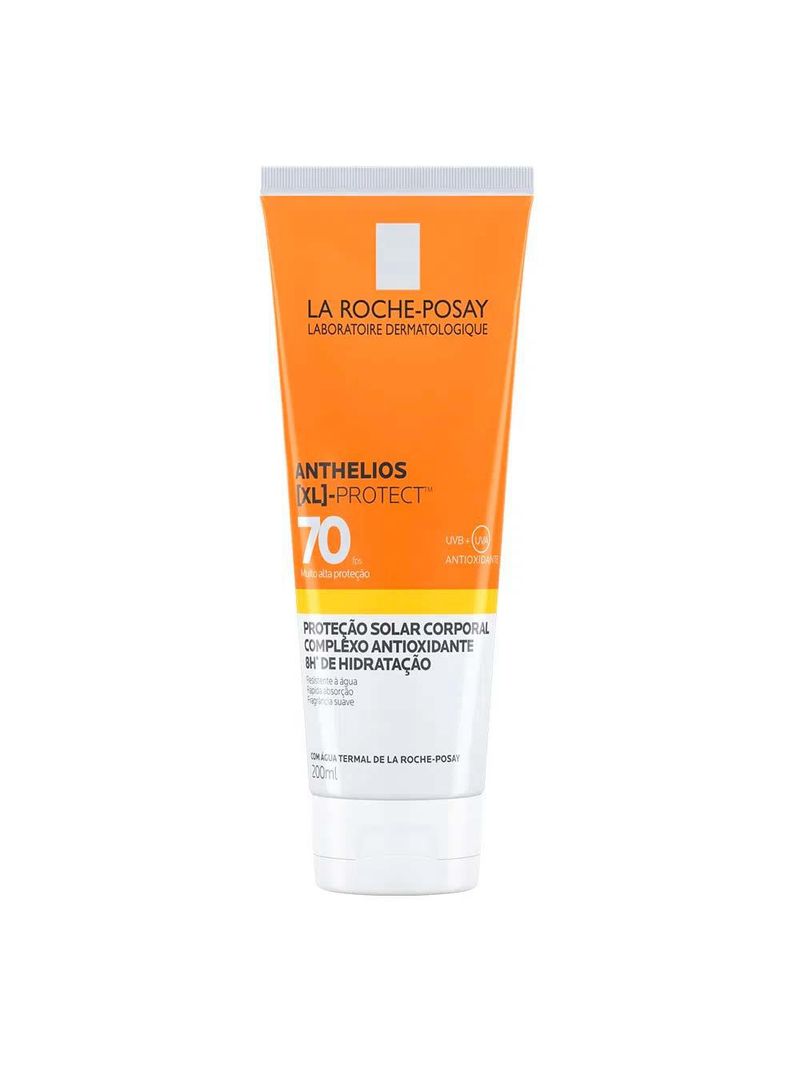 La roche-posay anthelios xl protect kit – protetor solar corporal fps70 – 200ml + protetor solar facial fps60 – 40g