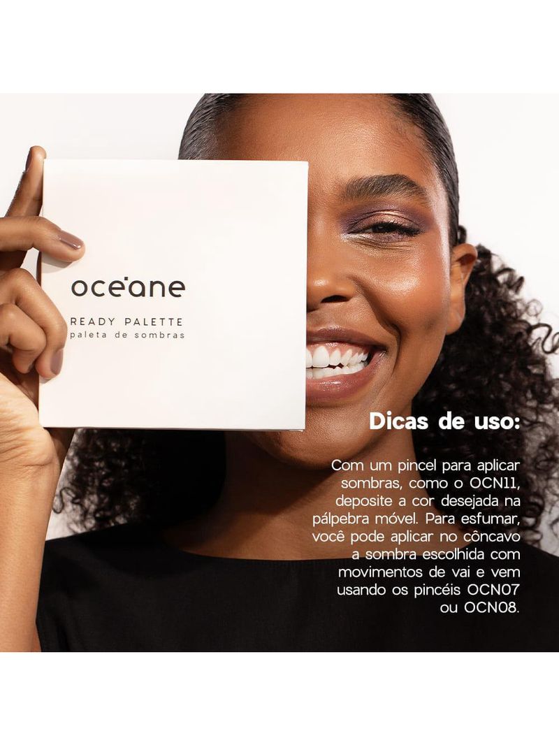 Paleta de sombras océane ready palette 20g