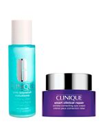 Clinique anti-idade + loção kit - smart clinical repair eye + clarifying lotion