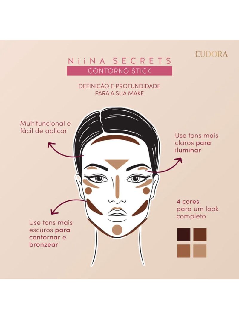 Contorno stick multifuncional niina secrets 5g