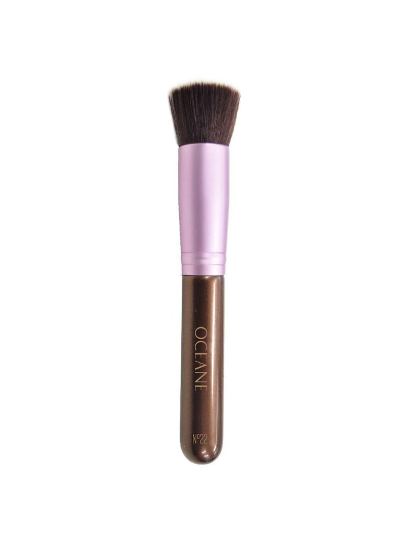 Cup cake brush océane - pincel de ponta plana para blush e pó