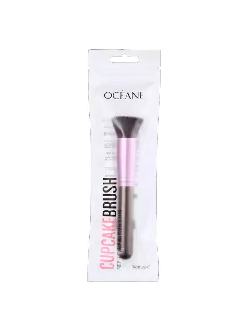Cup cake brush océane - pincel de ponta plana para blush e pó