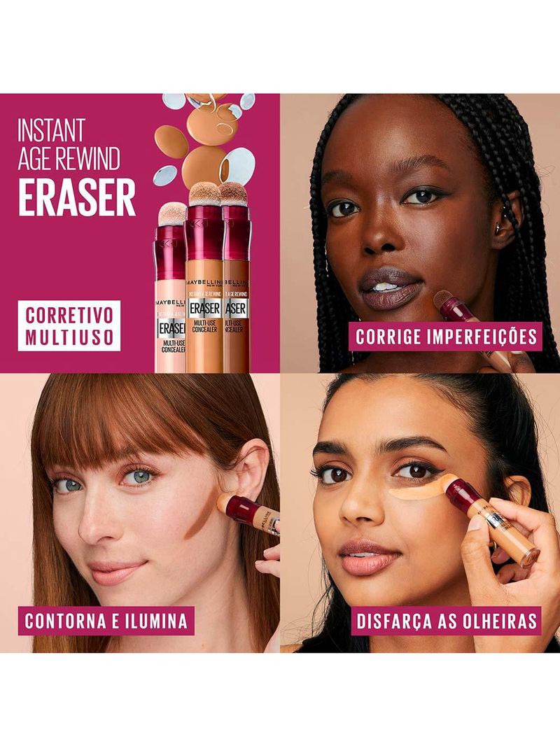 Corretivo líquido maybelline eraser instant age rewind
