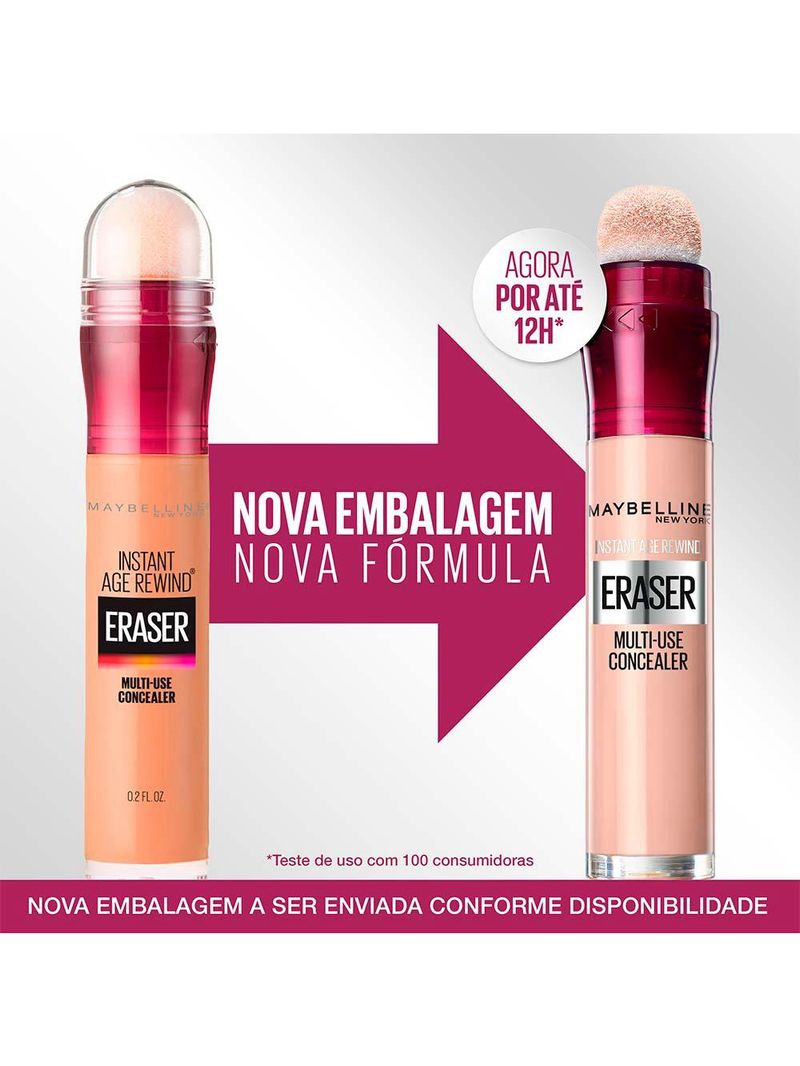 Corretivo líquido maybelline eraser instant age rewind