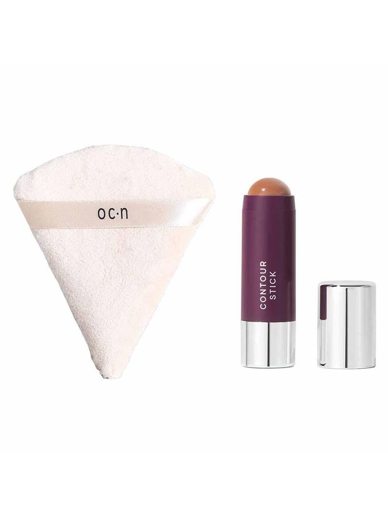 Océane kit - esponja para acabamento + contorno em bastão cremoso toasted