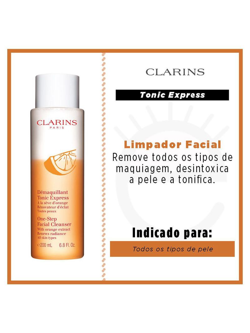 Limpador facial clarins - one-step facial cleanser