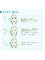 Sérum facial concentrado renovador para peles oleosas e acneicas bioderma sebium night peel