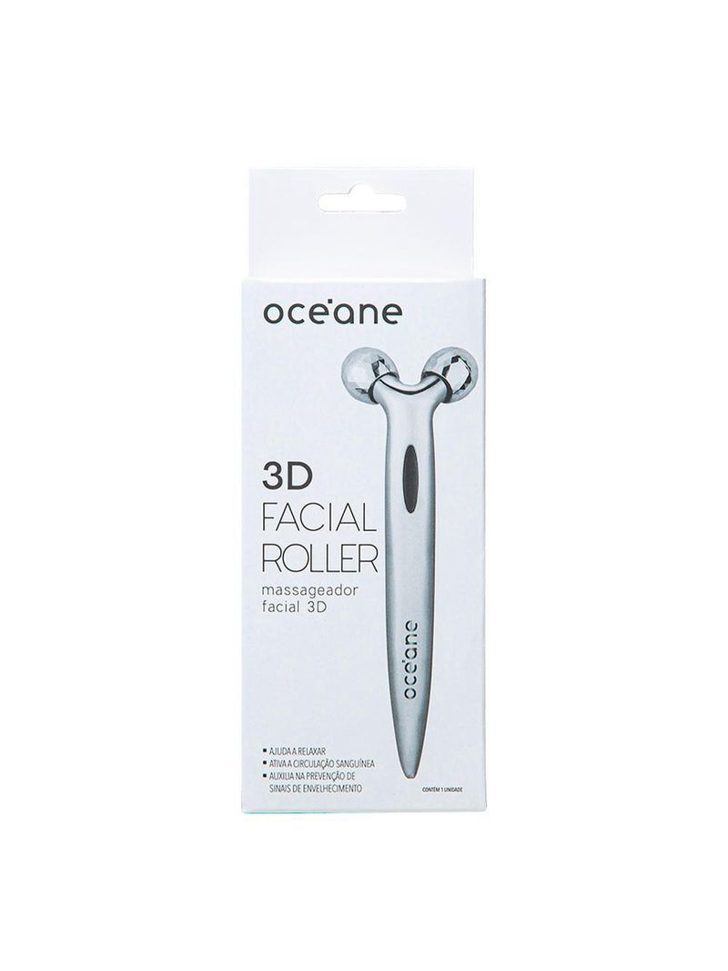 Massageador facial océane 3d facial roller