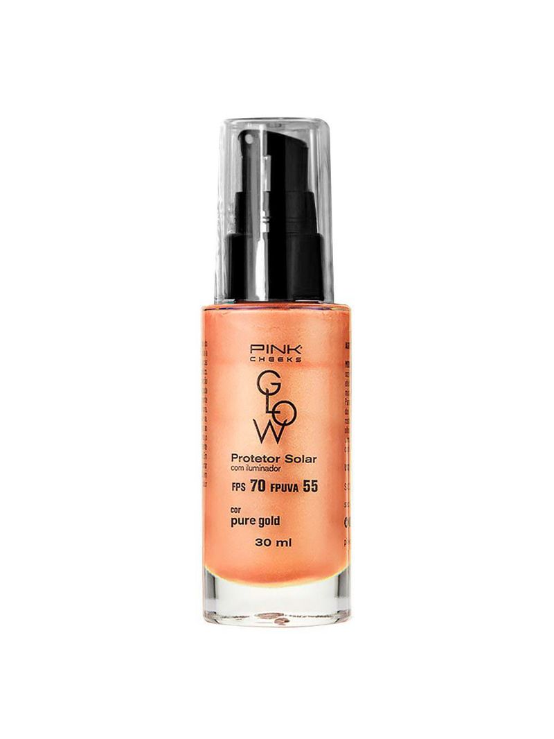 Booster facial pink cheeks glow pure gold