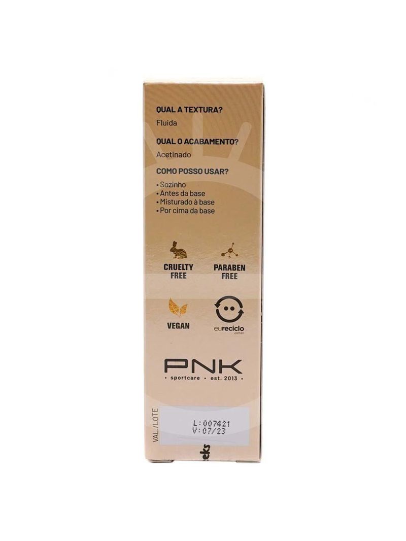 Booster facial pink cheeks glow pure gold