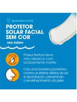 Protetor solar facial gel creme australian gold fps70