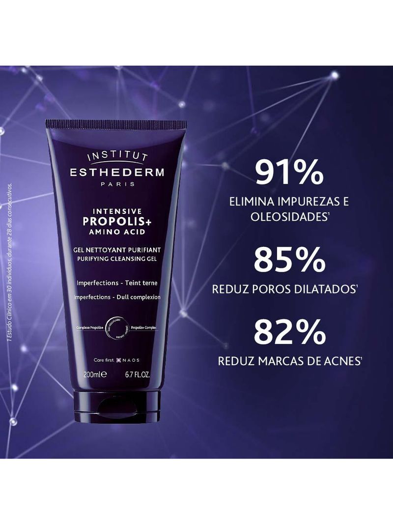 Gel de limpeza facial antiacne esthederm intensive propolis+ amino acid