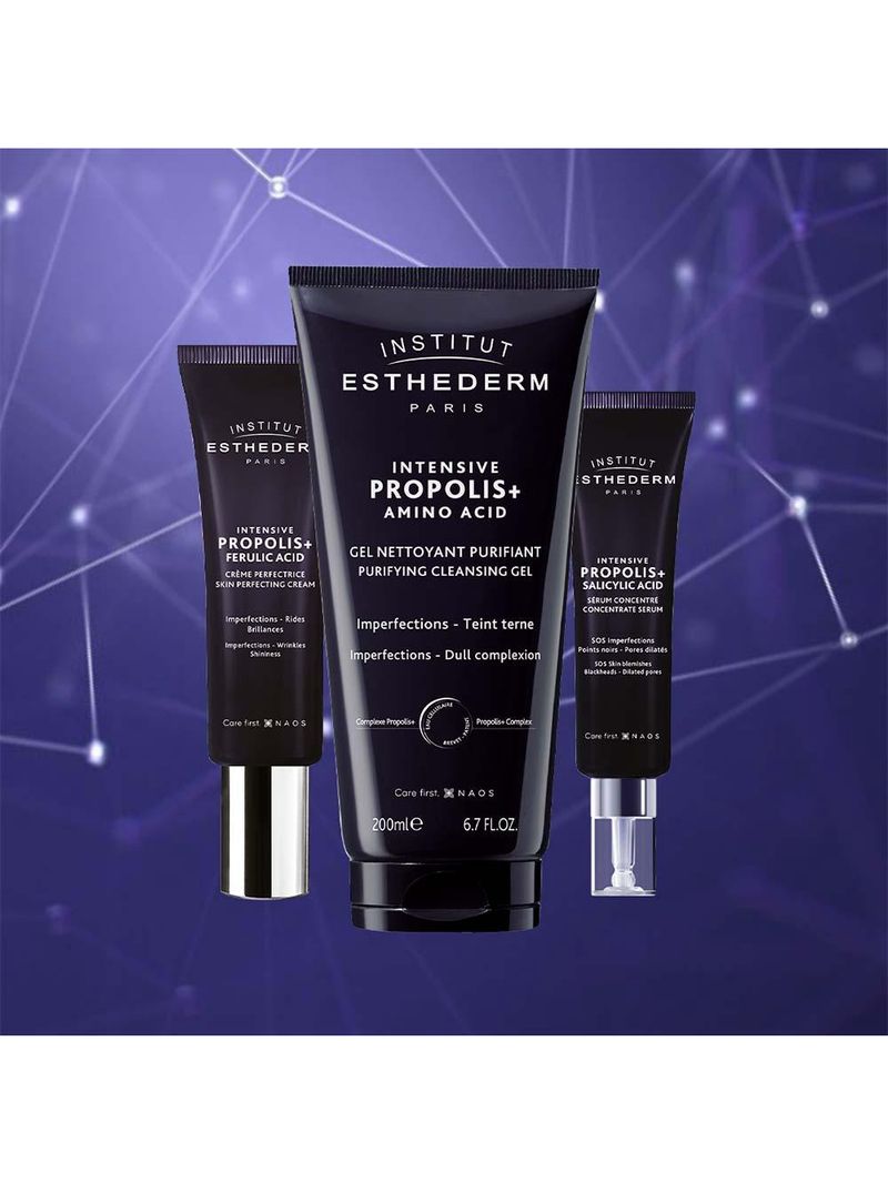 Gel de limpeza facial antiacne esthederm intensive propolis+ amino acid