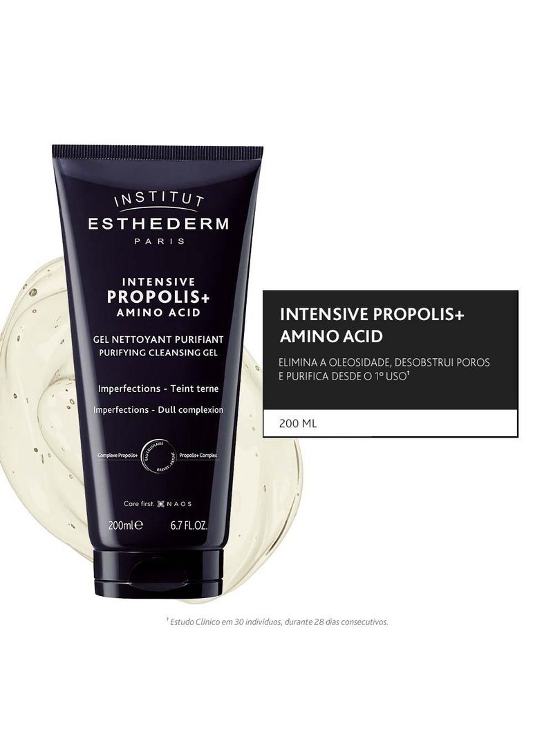 Gel de limpeza facial antiacne esthederm intensive propolis+ amino acid
