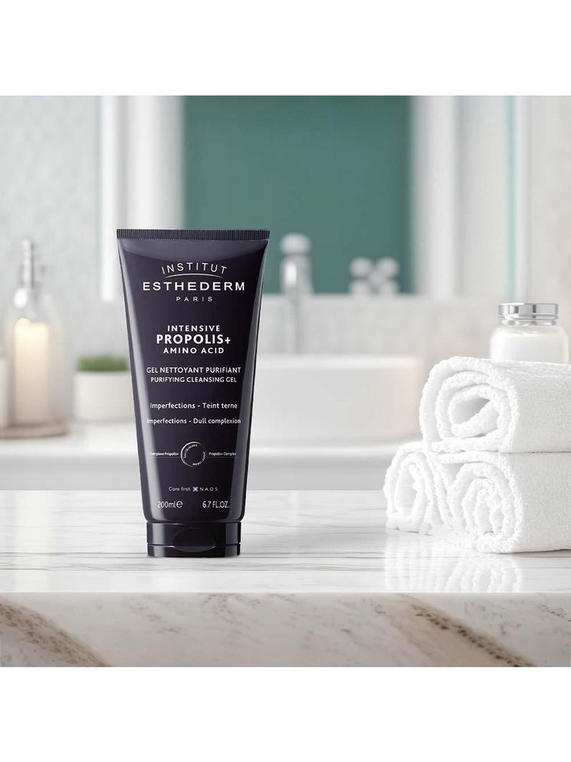 Gel de limpeza facial antiacne esthederm intensive propolis+ amino acid