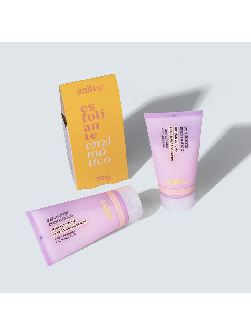 Esfoliante facial enzimático sallve