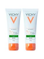 Vichy idéal soleil purify kit com 2 unidades – protetor solar facial fps70 – 40g