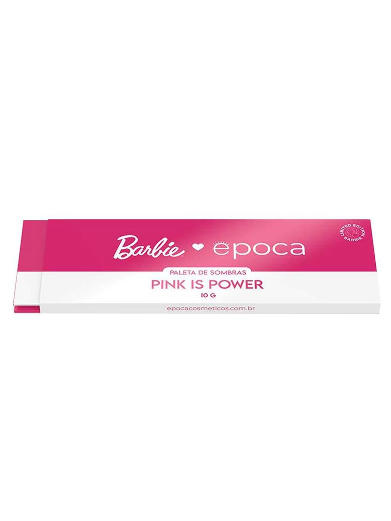 Paleta de sombras barbie by Época pink is power edição limitada