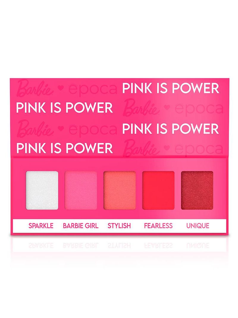 Paleta de sombras barbie by Época pink is power edição limitada