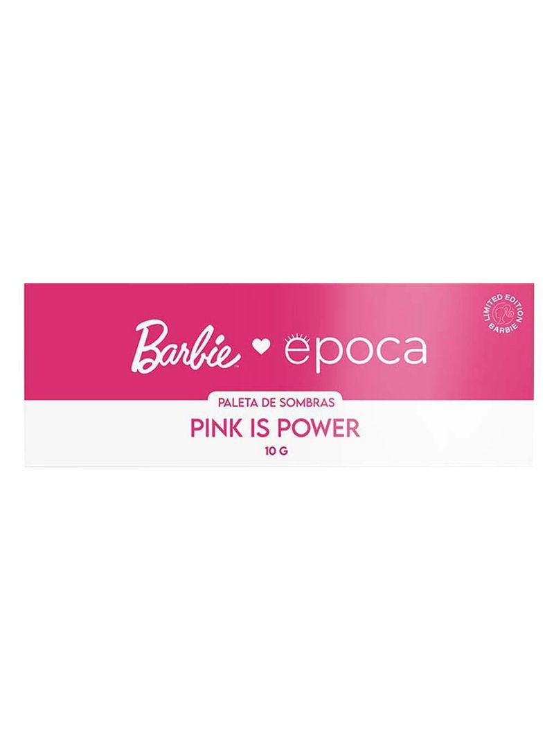 Paleta de sombras barbie by Época pink is power edição limitada