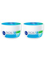 Nivea kit com 2 unidades – creme hidratante facial nutritivo 100g