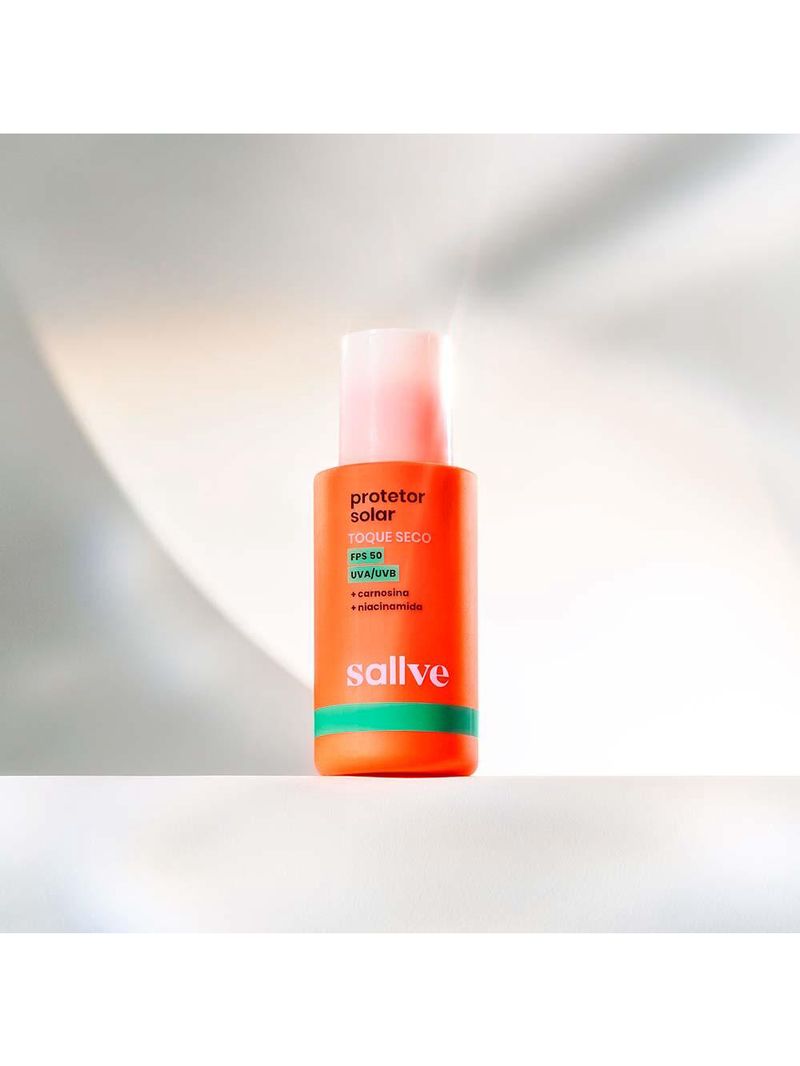 Protetor solar facial toque seco sallve fps50
