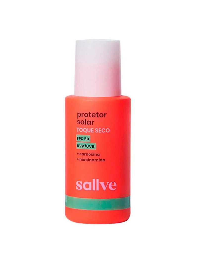 Protetor solar facial toque seco sallve fps50