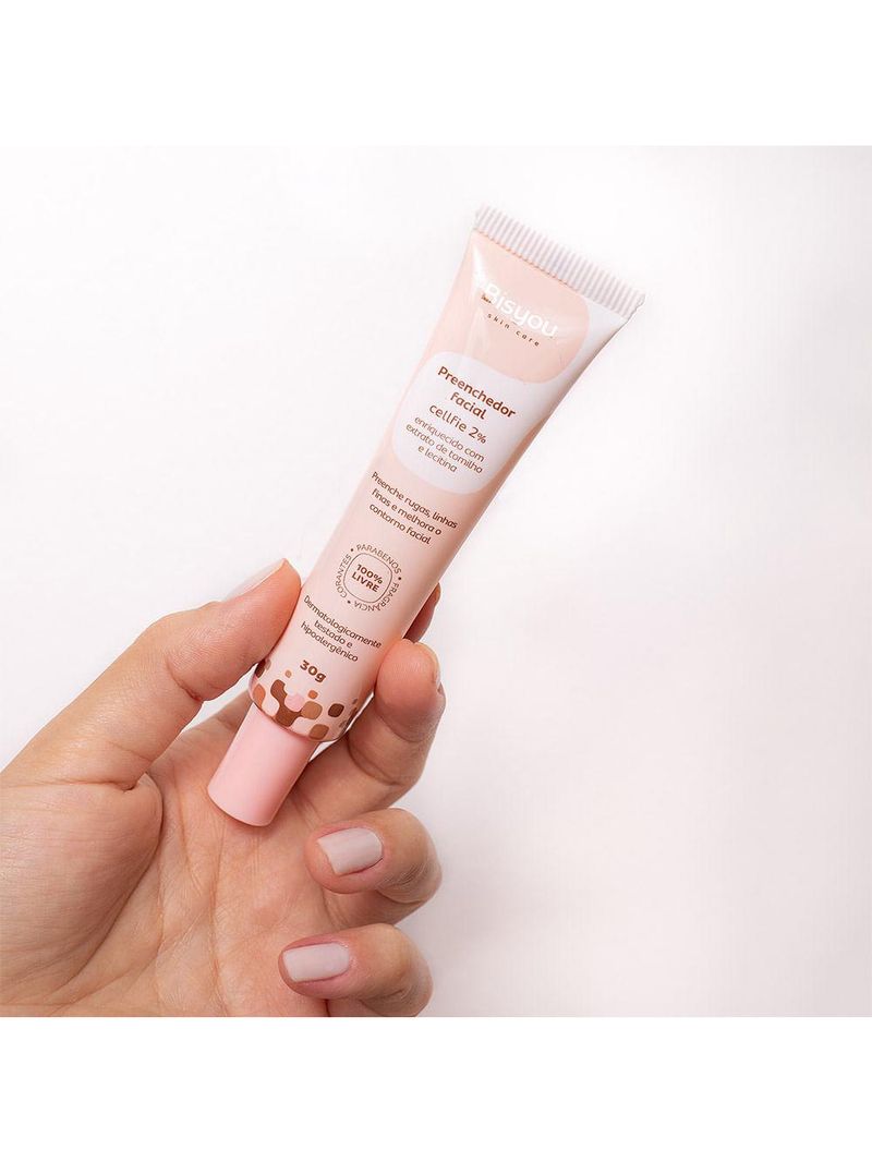 Gel preenchedor facial bisyou para linhas finas e rugas
