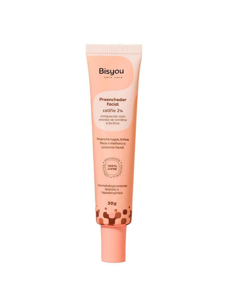 Gel preenchedor facial bisyou para linhas finas e rugas