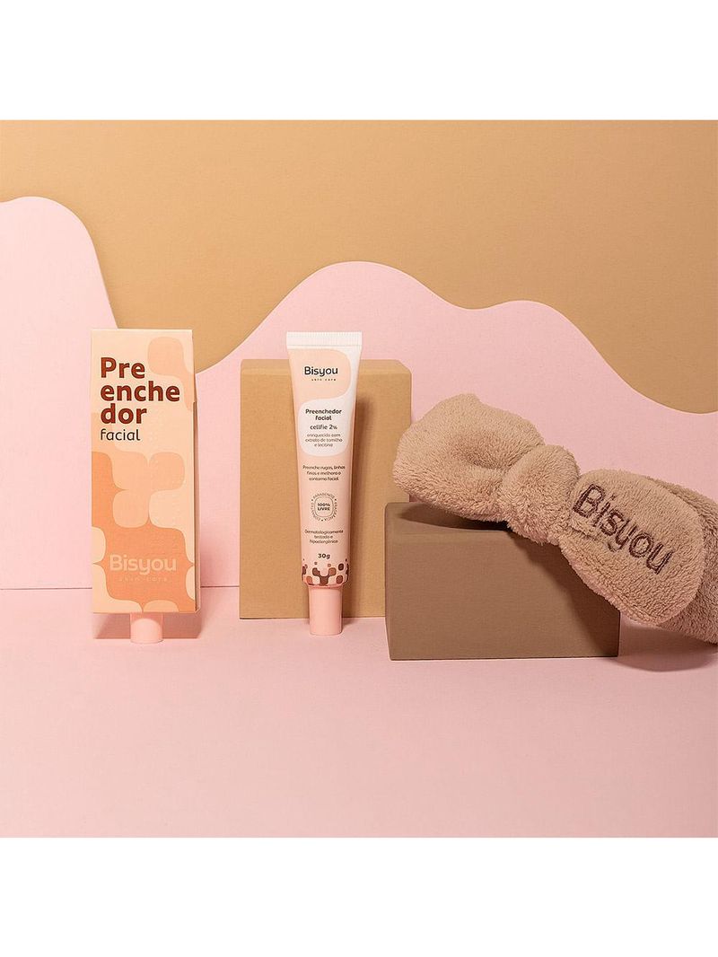 Gel preenchedor facial bisyou para linhas finas e rugas