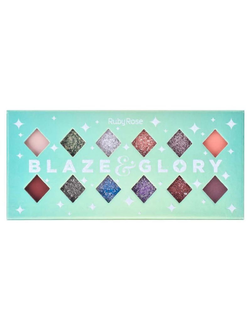 Paleta de sombras blaze glory ruby rose