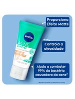Nivea acne control kit – esfoliante facial 75ml + tônico facial 200ml + hidratante facial 50ml
