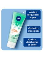 Nivea acne control kit – esfoliante facial 75ml + tônico facial 200ml + hidratante facial 50ml
