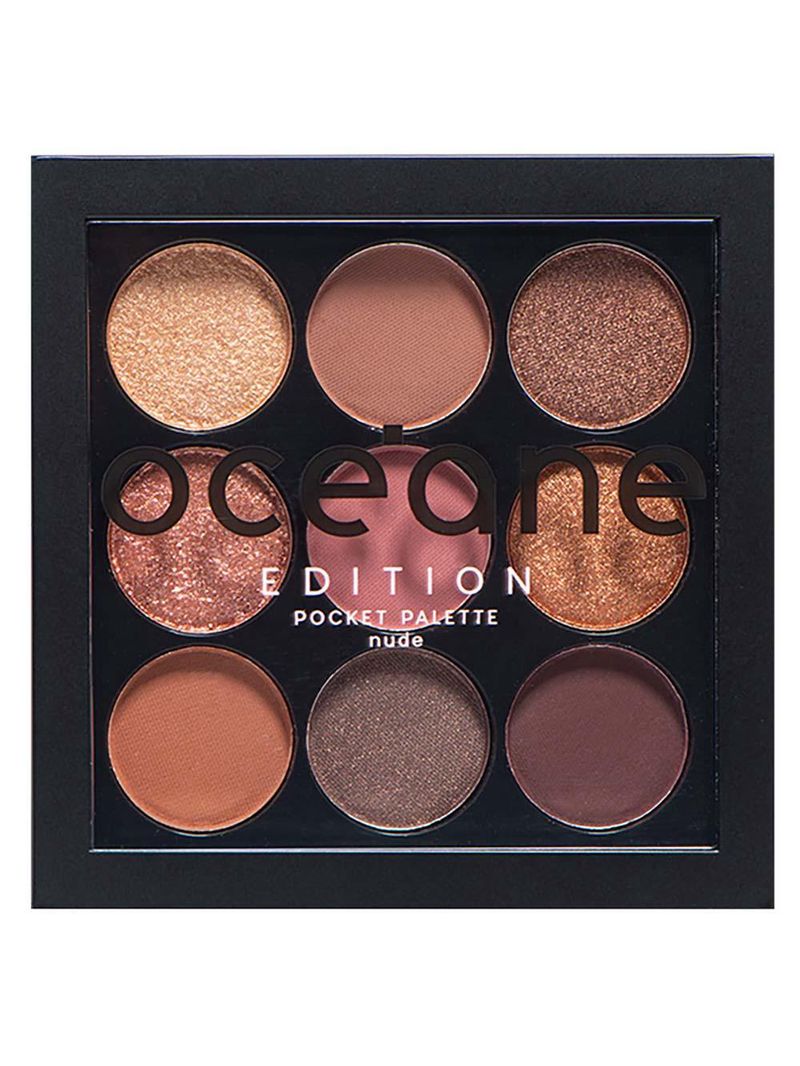 Paleta de sombras océane edition pocket palette nude
